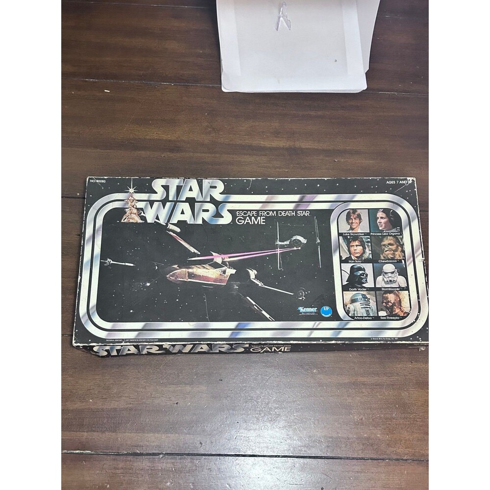 Vintage 1977 STAR WARS ESCAPE FROM DEATH STAR BOARD GAME COMPLETE